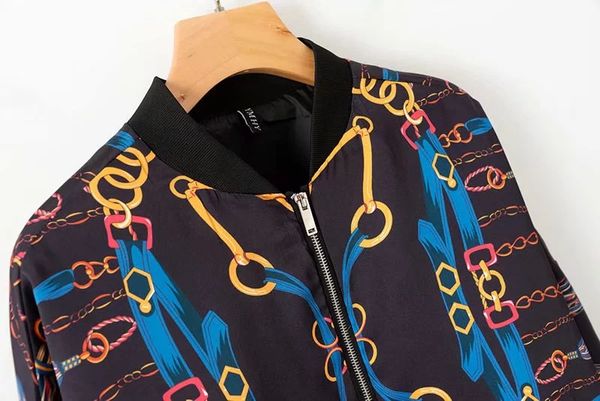 women's jacket long sleeve designer for autumn winter coats zipper print streetwear fashion slim female s- wholesale, Black;brown
women's jacket long sleeve designer for autumn winter coats zipper print streetwear fashion slim female s- wholesale, Black;brown