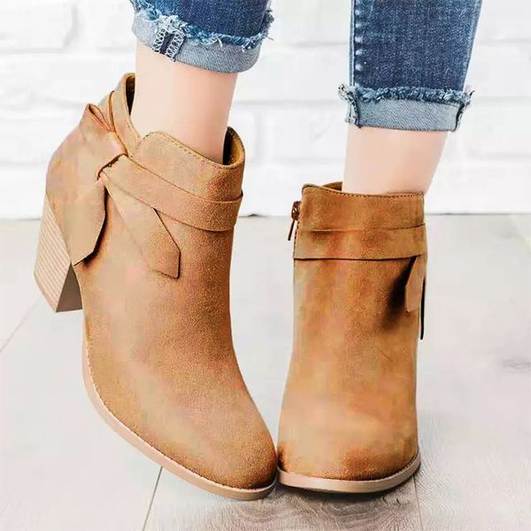 women ankle boots autumn square heels women boots high heels women's shoes plus size 35-43 zipper botas mujer, Black
women ankle boots autumn square heels women boots high heels women's shoes plus size 35-43 zipper botas mujer, Black