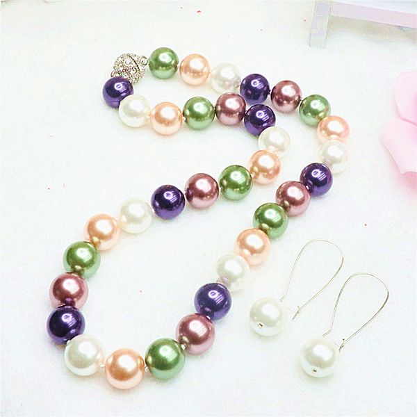 multicolor pearls necklace jewelry 8mm diy making beads glass shell pearl necklace earring for women 18inch h85, Silver
multicolor pearls necklace jewelry 8mm diy making beads glass shell pearl necklace earring for women 18inch h85, Silver