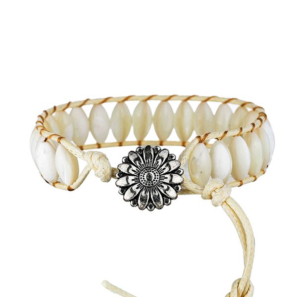 natural shell handmade braided wrap bracelet for women bohemian bracelet charms white shell classic luck gift, Black
natural shell handmade braided wrap bracelet for women bohemian bracelet charms white shell classic luck gift, Black