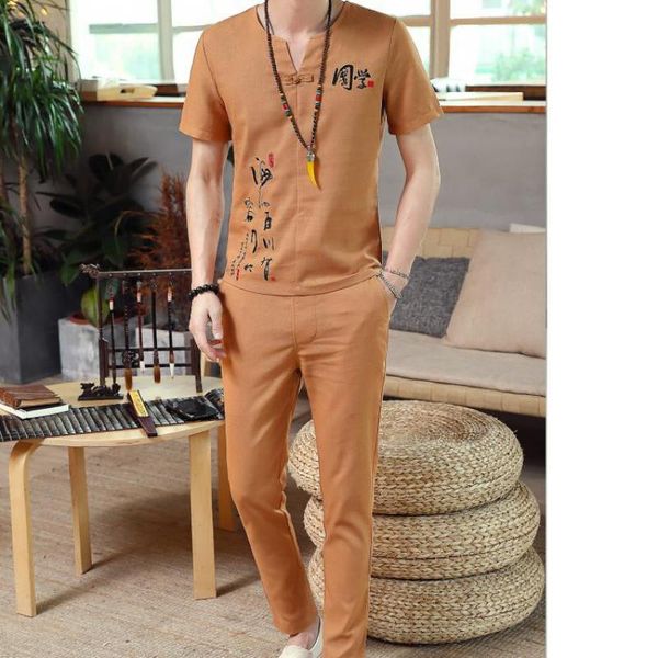 5xl chinese style suit for men in summer large size loose cotton linen short sleeve t-shirt 2 piece set male plus size xxxxxl, Gray
5xl chinese style suit for men in summer large size loose cotton linen short sleeve t-shirt 2 piece set male plus size xxxxxl, Gray