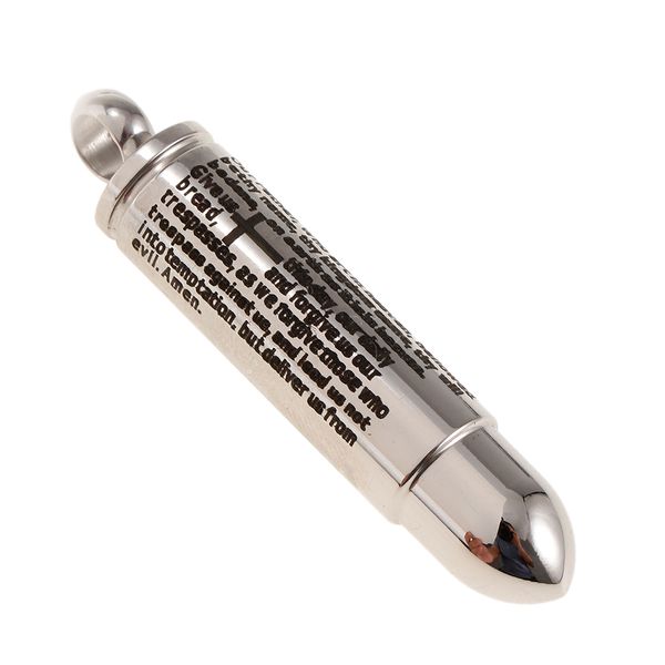 cremation bullet urn steel gold/silver/black stainless cross prayer ashes bible pendant fdjli
cremation bullet urn steel gold/silver/black stainless cross prayer ashes bible pendant fdjli