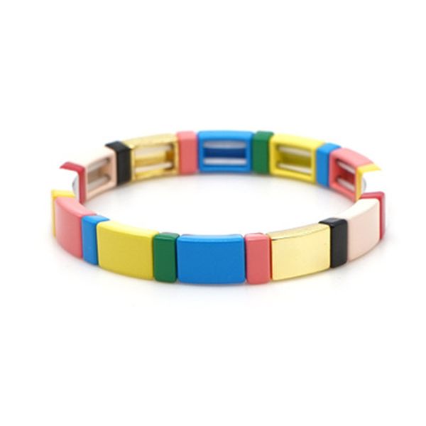 чешский радуга браслеты женщины многоцветный плитка бусины браслет pulsera 2019 сплава эмали ювелирные изделия, Black
чешский радуга браслеты женщины многоцветный плитка бусины браслет pulsera 2019 сплава эмали ювелирные изделия, Black