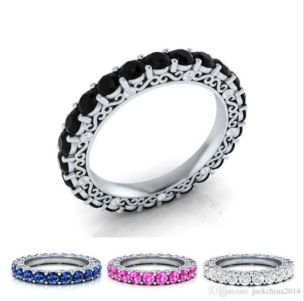 brand original desgin luxury jewelry 925 sterling silver filled multi color cz sapphire party ol wedding circle band ring for women gift, Slivery;golden
brand original desgin luxury jewelry 925 sterling silver filled multi color cz sapphire party ol wedding circle band ring for women gift, Slivery;golden