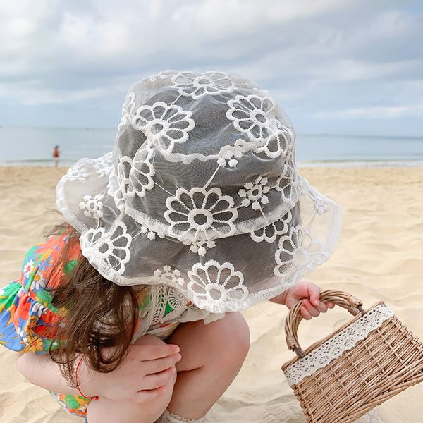 lovely summer kids lace hats 2-8 years old princess baby girls caps floral mesh sunscreen beach sun hat, Yellow
lovely summer kids lace hats 2-8 years old princess baby girls caps floral mesh sunscreen beach sun hat, Yellow