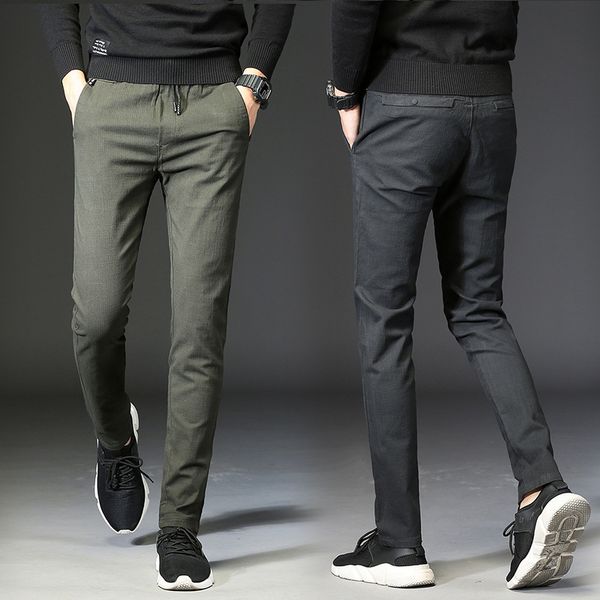 mrmt 2019 brand new men's trousers elastic waist tether casual pants for malepants youth elastic slim trouser, Black
mrmt 2019 brand new men's trousers elastic waist tether casual pants for malepants youth elastic slim trouser, Black