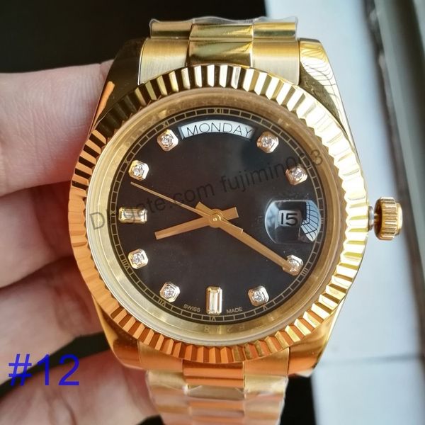 оптовый часы мужчины day date автоматический механический 40mm 18k watchres из нержавеющей стали наручных часов нет батарей 2813, Slivery;brown
оптовый часы мужчины day date автоматический механический 40mm 18k watchres из нержавеющей стали наручных часов нет батарей 2813, Slivery;brown