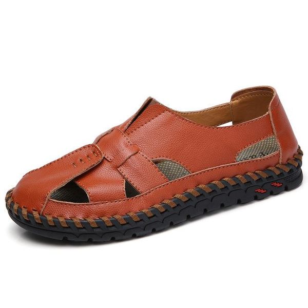 men soft sandals comfortable men summer leather sandals roman summer outdoor beach, Black
men soft sandals comfortable men summer leather sandals roman summer outdoor beach, Black