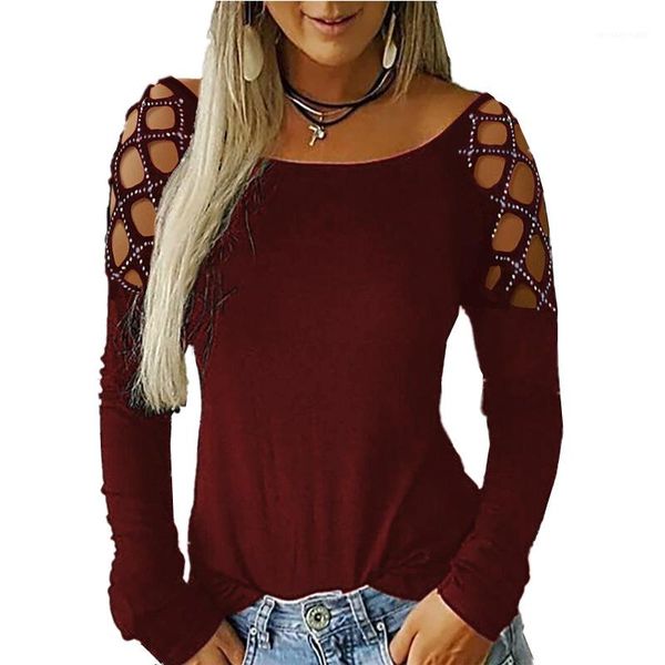 sleeve loose t-shirt designer autumn spring casual new arrivals womens hollow long, White
sleeve loose t-shirt designer autumn spring casual new arrivals womens hollow long, White