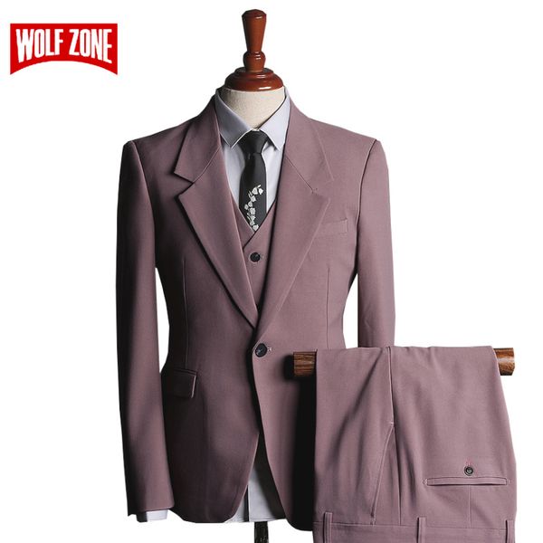 new brand men suit slim fit wedding suits fashion formal mens casual party single button blazer jacket 3-piece set large size, White;black
new brand men suit slim fit wedding suits fashion formal mens casual party single button blazer jacket 3-piece set large size, White;black