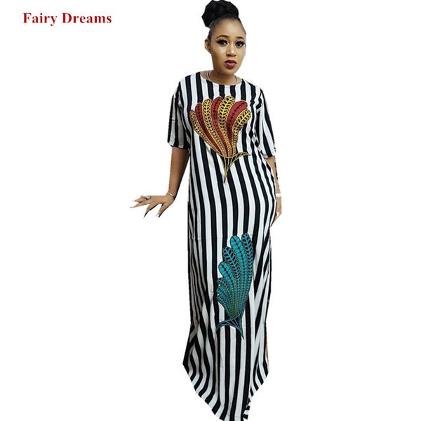 long african dresses for women traditional african clothing dashiki ankara striped print t shirt maxi dress clothes 2019, Red
long african dresses for women traditional african clothing dashiki ankara striped print t shirt maxi dress clothes 2019, Red