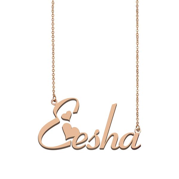 eesha name necklace pendant for women girls birthday gift custom nameplate kids friends jewelry 18k gold plated stainless steel, Silver
eesha name necklace pendant for women girls birthday gift custom nameplate kids friends jewelry 18k gold plated stainless steel, Silver