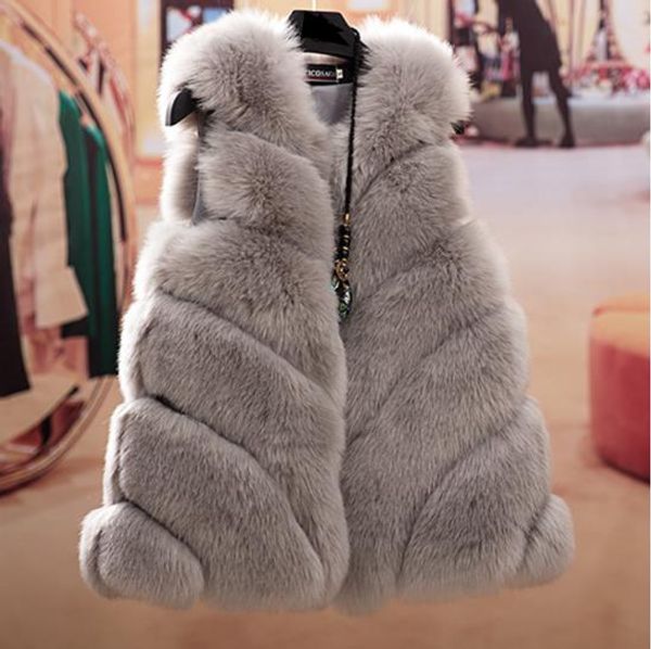 furry 2019 winter women's faux fur coat artificial fur vest furry vests femme jackets plus size fake gilet z86, Black
furry 2019 winter women's faux fur coat artificial fur vest furry vests femme jackets plus size fake gilet z86, Black