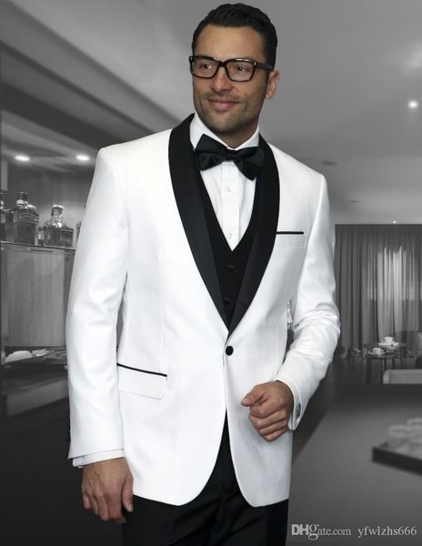 classic shawl lapel wedding tuxedos slim fit suits for men groomsmen suit three pieces prom formal suits (jacket+pants+vest+tie) 549, Black;gray
classic shawl lapel wedding tuxedos slim fit suits for men groomsmen suit three pieces prom formal suits (jacket+pants+vest+tie) 549, Black;gray
