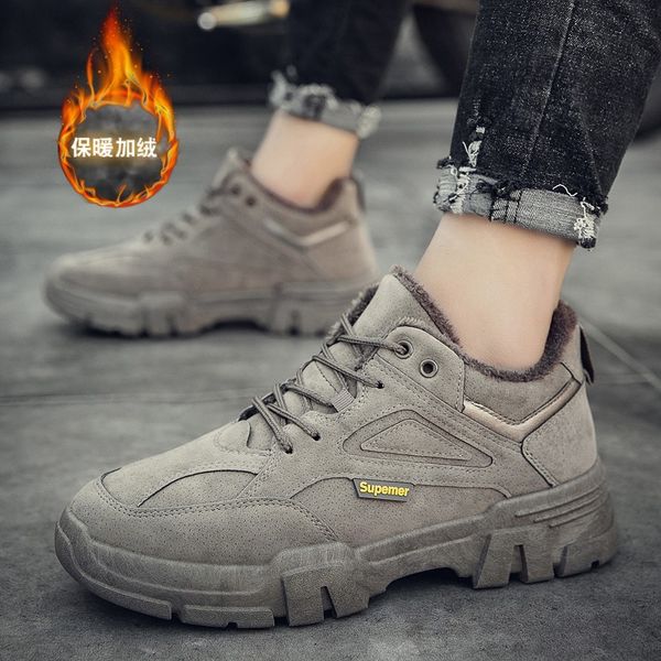 new autumn men's shoes korean version of the trend of men's sports and leisure shoes wild winter, Black
new autumn men's shoes korean version of the trend of men's sports and leisure shoes wild winter, Black