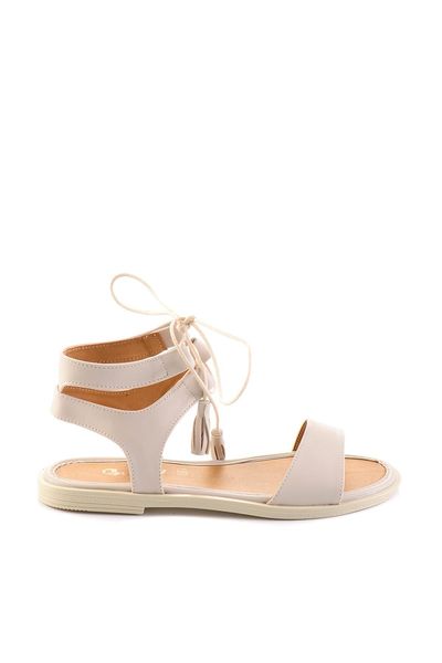 bambi beige women 's sandals h0652071009, Black