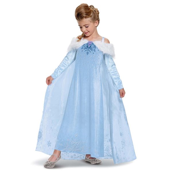 new elite child ice queen style adventure deluxe girls kids halloween costume, Black;red
new elite child ice queen style adventure deluxe girls kids halloween costume, Black;red