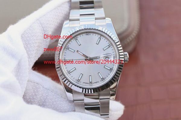 factory supplier luxury watch 41mm 116334 asia 2813 mechanical automatic mens watches white dial, Slivery;brown
factory supplier luxury watch 41mm 116334 asia 2813 mechanical automatic mens watches white dial, Slivery;brown