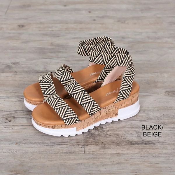 new 2020 fashion solid platform sandals women serpentine peep toe mid heel wedges ankle buckle strap sandalia mujer female shoes, Black
new 2020 fashion solid platform sandals women serpentine peep toe mid heel wedges ankle buckle strap sandalia mujer female shoes, Black
