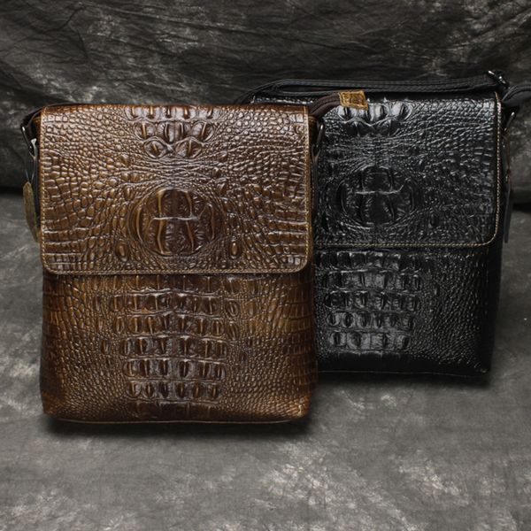 genuine leather alligator cross body bags briefcases men vintage casual cowhide shoulder bags messenger bag lapbag birthday gift
genuine leather alligator cross body bags briefcases men vintage casual cowhide shoulder bags messenger bag lapbag birthday gift