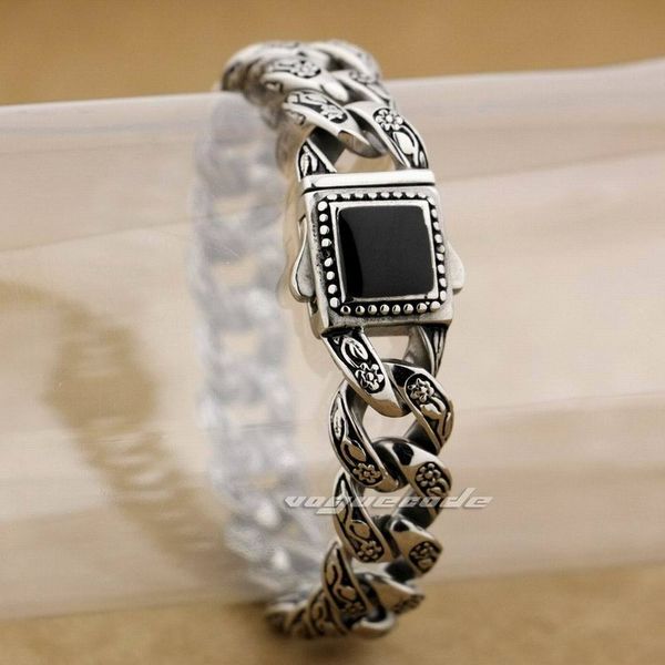 10 lengths 316l stainless steel rose flower mens biker rock punk bracelet 4r013a, Golden;silver
10 lengths 316l stainless steel rose flower mens biker rock punk bracelet 4r013a, Golden;silver