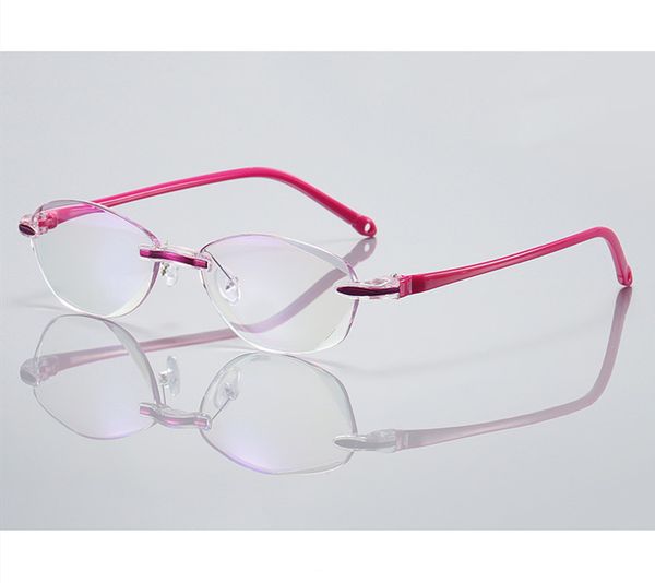 women men reading glasses 2019 new frameless diamond trimmed presbyopic glasses with blue-light-proof blue film 2 colors tr902, White;black
women men reading glasses 2019 new frameless diamond trimmed presbyopic glasses with blue-light-proof blue film 2 colors tr902, White;black