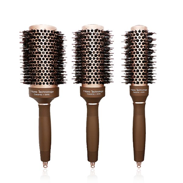 heat resisting hair brush anti static nano thermal ceramic coating & anion tech for hair drying, styling, curling, straightening, Silver
heat resisting hair brush anti static nano thermal ceramic coating & anion tech for hair drying, styling, curling, straightening, Silver