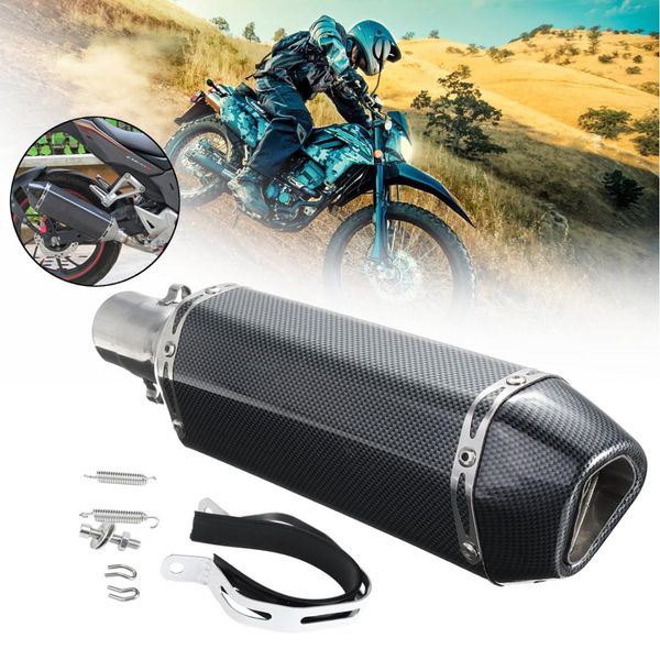 38-51mm stainless steel motorcycle carbon fiber exhaust muffler pipe universal for ///yamaha/davison 833
38-51mm stainless steel motorcycle carbon fiber exhaust muffler pipe universal for ///yamaha/davison 833
