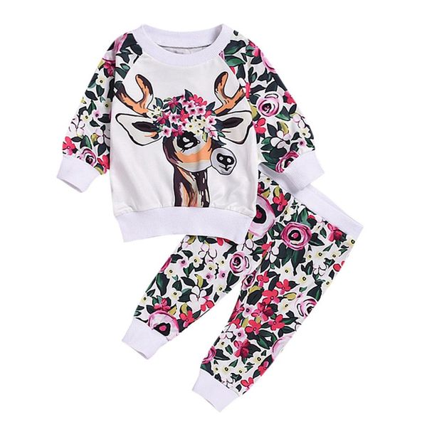 toddler baby boys girls long sleeve cartoon print t-shirt +pants outfits, White
toddler baby boys girls long sleeve cartoon print t-shirt +pants outfits, White