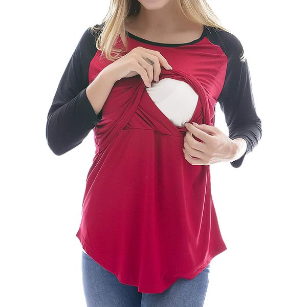 Women Casual Pullover Maternity Comfortable Nightdress Nursing Shirt Loose Babysister Long Sleeve Solid Summer Home Crew Neck
Women Casual Pullover Maternity Comfortable Nightdress Nursing Shirt Loose Babysister Long Sleeve Solid Summer Home Crew Neck