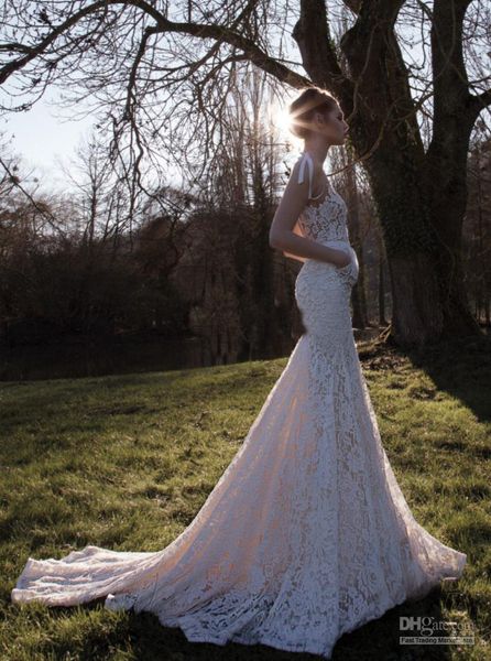 Elegant Mermaid Wedding Dresses V Neck White Lace Wedding Dresses Inbal Dror Gaeden Open Back Wedding Gowns Bridal Dresses
Elegant Mermaid Wedding Dresses V Neck White Lace Wedding Dresses Inbal Dror Gaeden Open Back Wedding Gowns Bridal Dresses