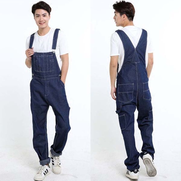 new fashion loose baggy denim overalls mens jeans cargo pants plus size trousers hip hop harem pants male clothing, Blue
new fashion loose baggy denim overalls mens jeans cargo pants plus size trousers hip hop harem pants male clothing, Blue