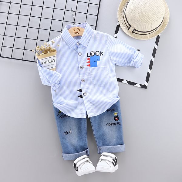 toddler baby boys girls clothes for infant casual suits shirt jeans 2pcs/sets gentleman style kids lapel children tracksuit, White
toddler baby boys girls clothes for infant casual suits shirt jeans 2pcs/sets gentleman style kids lapel children tracksuit, White