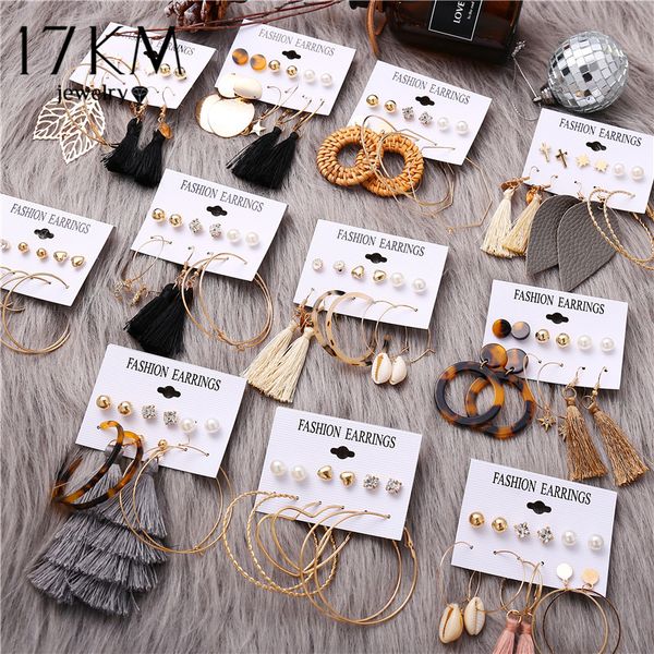 17km 2020 fashion tassel drop earring set for women shell gold rattan knit dangle earrings femme new jewelry brinco gift, Silver
17km 2020 fashion tassel drop earring set for women shell gold rattan knit dangle earrings femme new jewelry brinco gift, Silver