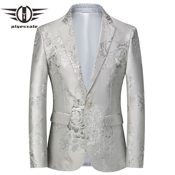 men's suits & blazers plyesxale luxury men floral blazer 2021 fashion printed mens suit jacket nightclub festival party stage masculino, White;black
men's suits & blazers plyesxale luxury men floral blazer 2021 fashion printed mens suit jacket nightclub festival party stage masculino, White;black