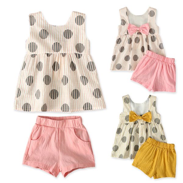 new summer baby girl sleeveless backless butterfly bow pure shorts two kids suit light breathable 2 styles, White
new summer baby girl sleeveless backless butterfly bow pure shorts two kids suit light breathable 2 styles, White