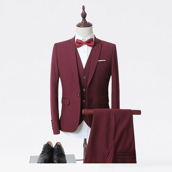 custom made burgundy groom tuxedos notch lapel men wedding tuxedos popular men business dinner prom blazer suit(jacket+pants+tie+vest) 1082, Black;gray
custom made burgundy groom tuxedos notch lapel men wedding tuxedos popular men business dinner prom blazer suit(jacket+pants+tie+vest) 1082, Black;gray