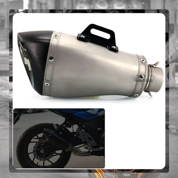 for mt-09 tracer mt-07 mt-03 mt-10 fz1 fz6 fz8 fz-09 inlet 51mm motorcycle modified carbon fiber exhaust muffler pipe
for mt-09 tracer mt-07 mt-03 mt-10 fz1 fz6 fz8 fz-09 inlet 51mm motorcycle modified carbon fiber exhaust muffler pipe