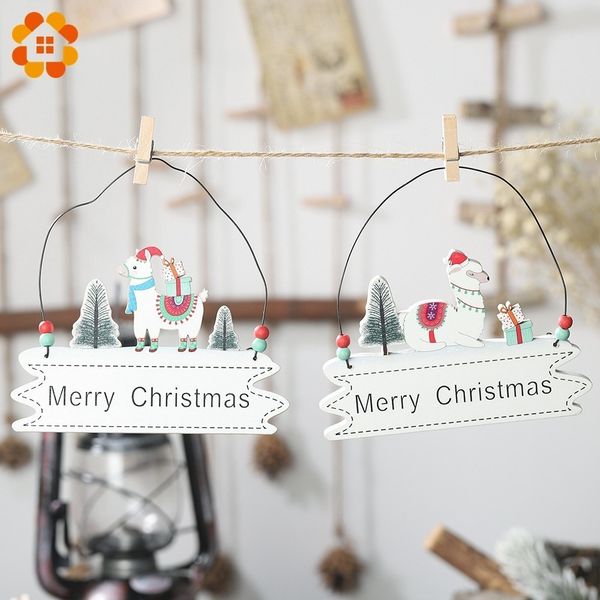 1pc wooden alpaca christmas pendants ornaments diy xmas tree door hanging ornaments home decor gifts christmas party decorations
1pc wooden alpaca christmas pendants ornaments diy xmas tree door hanging ornaments home decor gifts christmas party decorations