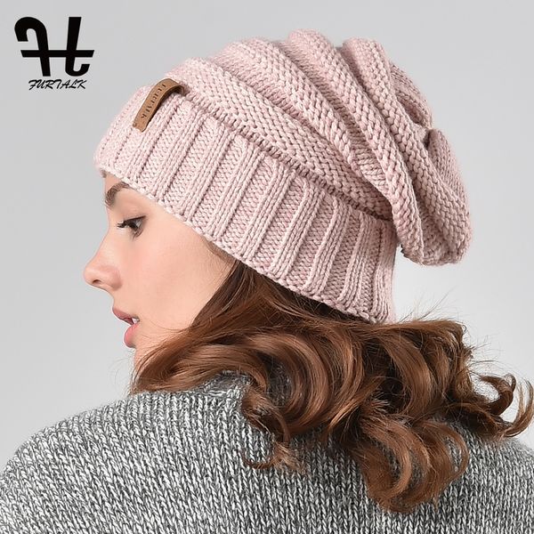 furtalk beanie hat women winter knitted hat female wool soft warm skullies cap winter slouchy beanie cap for girls autumn 2019, Blue;gray
furtalk beanie hat women winter knitted hat female wool soft warm skullies cap winter slouchy beanie cap for girls autumn 2019, Blue;gray