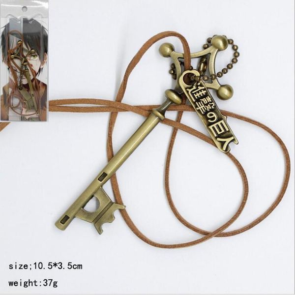 attack on titan eren password cosplay pendant necklace shingeki no kyojin anime rope chain necklace white enamel game chaveiro, Silver
attack on titan eren password cosplay pendant necklace shingeki no kyojin anime rope chain necklace white enamel game chaveiro, Silver