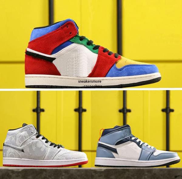 blue the great x 1 clot basketball shoes 1s mid fearless women mens designer colorful sport sneakers des chaussures, Black
blue the great x 1 clot basketball shoes 1s mid fearless women mens designer colorful sport sneakers des chaussures, Black