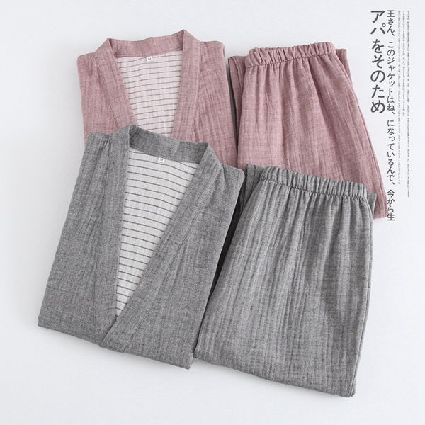 new men's kimono cotton-colored spinningwash cottonjapanese style home wearpajamas kimonobathrobe comfortablemen pajamas, Black;brown
new men's kimono cotton-colored spinningwash cottonjapanese style home wearpajamas kimonobathrobe comfortablemen pajamas, Black;brown