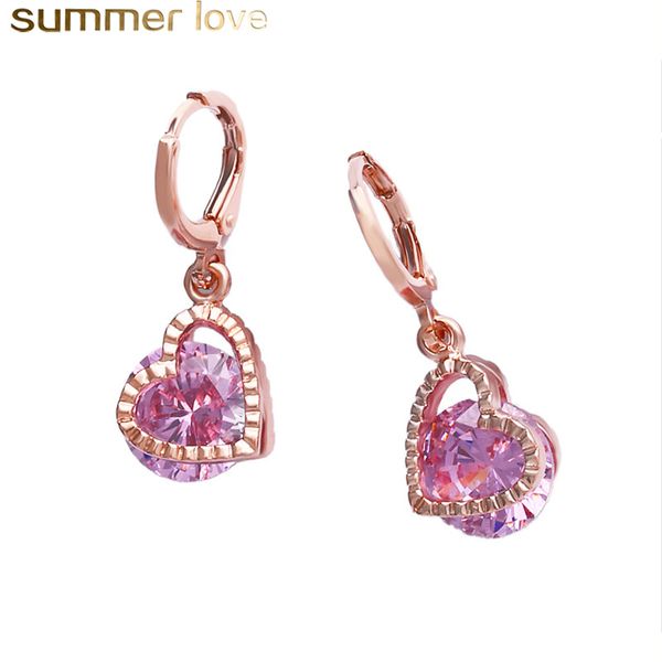 shiny cubic zirconia heart earrings rose gold 5 colors hollow design small dangle drop earrings for women girls romantic jewelry, Golden
shiny cubic zirconia heart earrings rose gold 5 colors hollow design small dangle drop earrings for women girls romantic jewelry, Golden