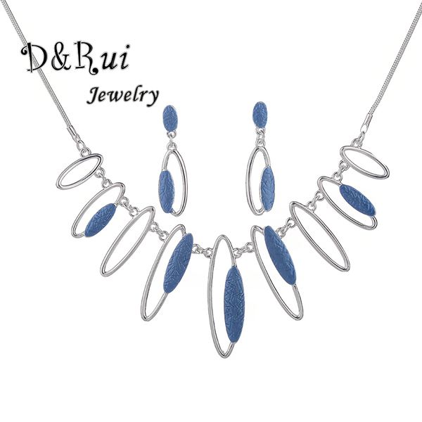 fashion jewellery 2019 geometric drop dangle earrings necklaces set for girls woman charm blue chain pendant enamel jewelry sets, Silver
fashion jewellery 2019 geometric drop dangle earrings necklaces set for girls woman charm blue chain pendant enamel jewelry sets, Silver