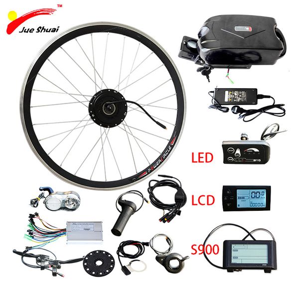 

36v 500w electric bike kit for 20" 24" 26" 700c wheel motor frog battery led lcd mtb ebike e bike electric conversion kit