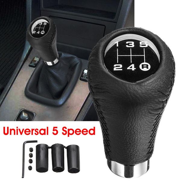 universal 5 speed car leather shift knob manual gear stick shift shifter lever car accessory
universal 5 speed car leather shift knob manual gear stick shift shifter lever car accessory