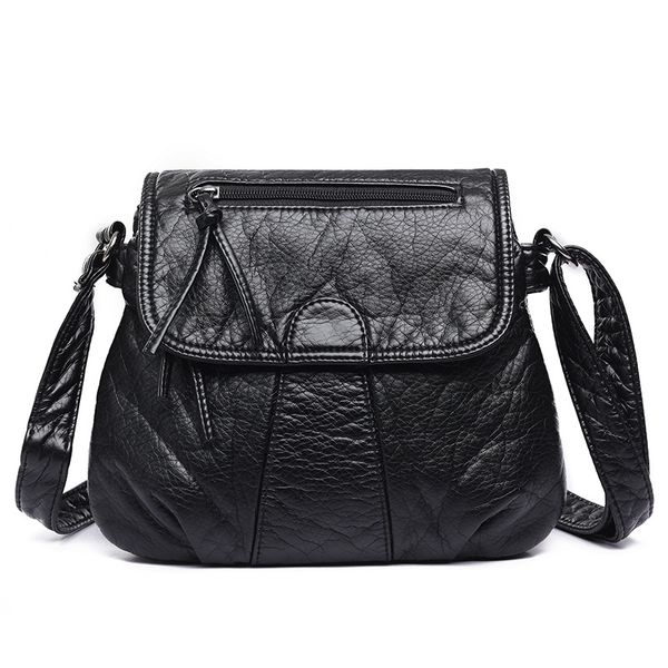 2019new water washed polyurethane soft leather shoulder bag, fashion women's bag brand designer letter bag skew
2019new water washed polyurethane soft leather shoulder bag, fashion women's bag brand designer letter bag skew