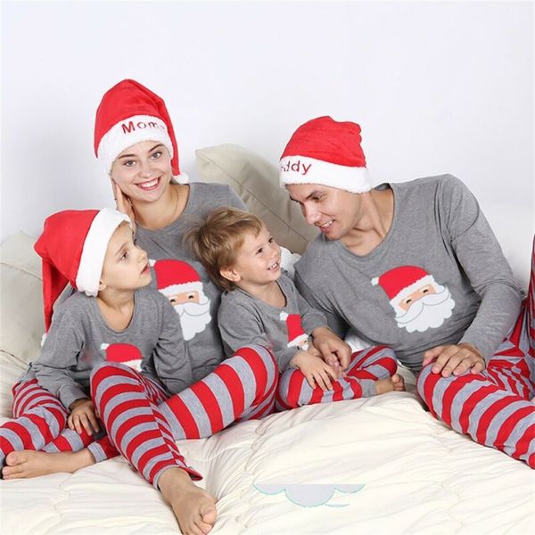 family matching christmas pajamas xma set women baby kids deer striped nightwear sleepwear 2019 set pant+top, Blue
family matching christmas pajamas xma set women baby kids deer striped nightwear sleepwear 2019 set pant+top, Blue