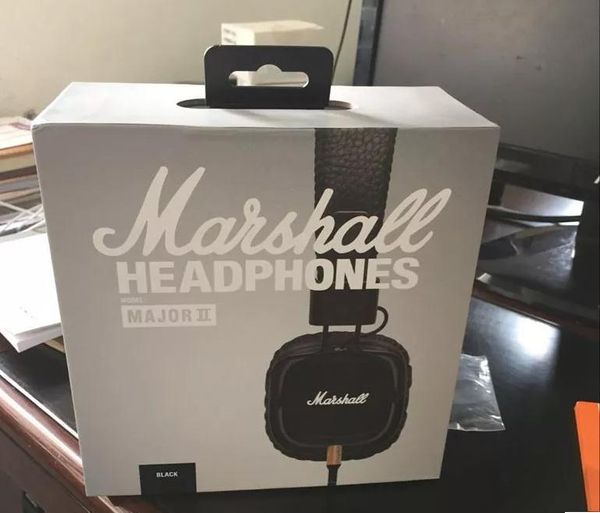 MARSHALL major II Headphone Black High quality sound Headset HiFi wire-controlled listening rock bass Headphone with retail package
MARSHALL major II Headphone Black High quality sound Headset HiFi wire-controlled listening rock bass Headphone with retail package